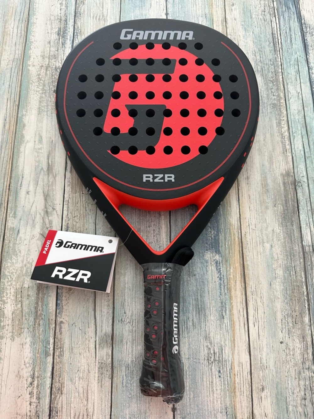 RZR Red and Black Padel Racket
